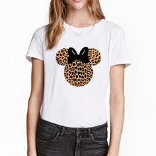 Load image into Gallery viewer, LEOPARD GRAİN MİCKEY AND MİNNİE HEAD