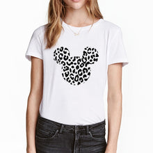 Load image into Gallery viewer, LEOPARD GRAİN MİCKEY AND MİNNİE HEAD
