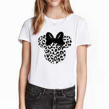 Load image into Gallery viewer, LEOPARD GRAİN MİCKEY AND MİNNİE HEAD