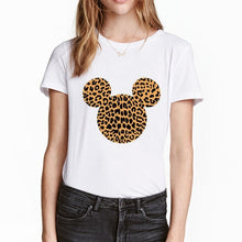 Load image into Gallery viewer, LEOPARD GRAİN MİCKEY AND MİNNİE HEAD